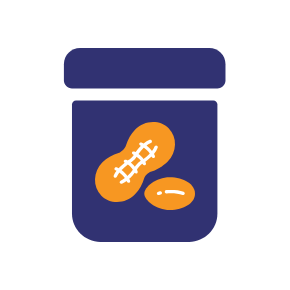 Graphic of peanut supplement