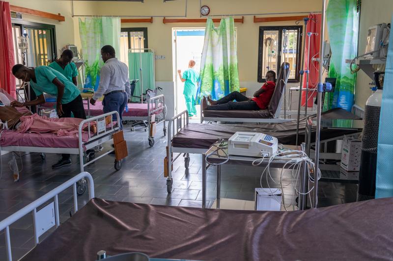 The emergency ward at Koidu Government Hospital