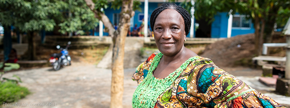 Gladys, a Sierra Leonean midwife