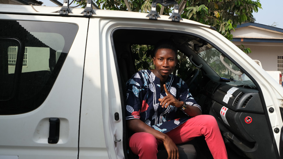 Abi Gbamkay, driver for PIH-Sierra Leone