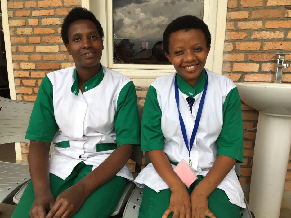 Faisi Uwitomze and Nadine Nirere, Expert Moms at Kirehe District Hospital 