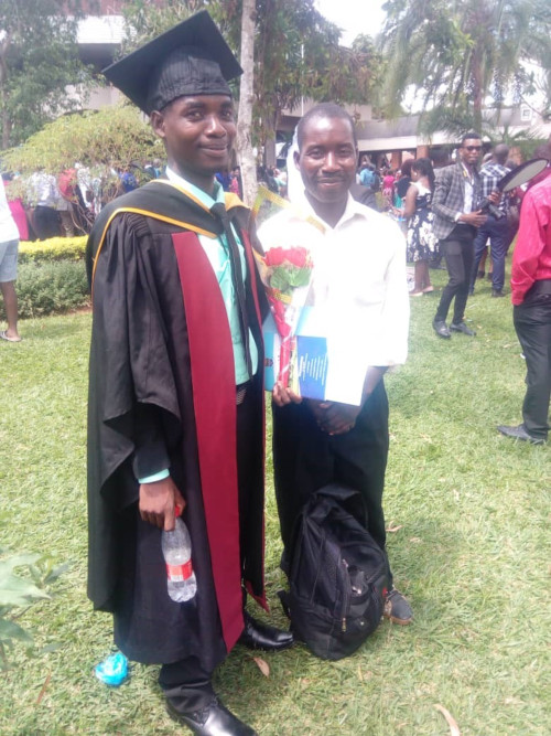 Doctor Kazinga at his graduation in March