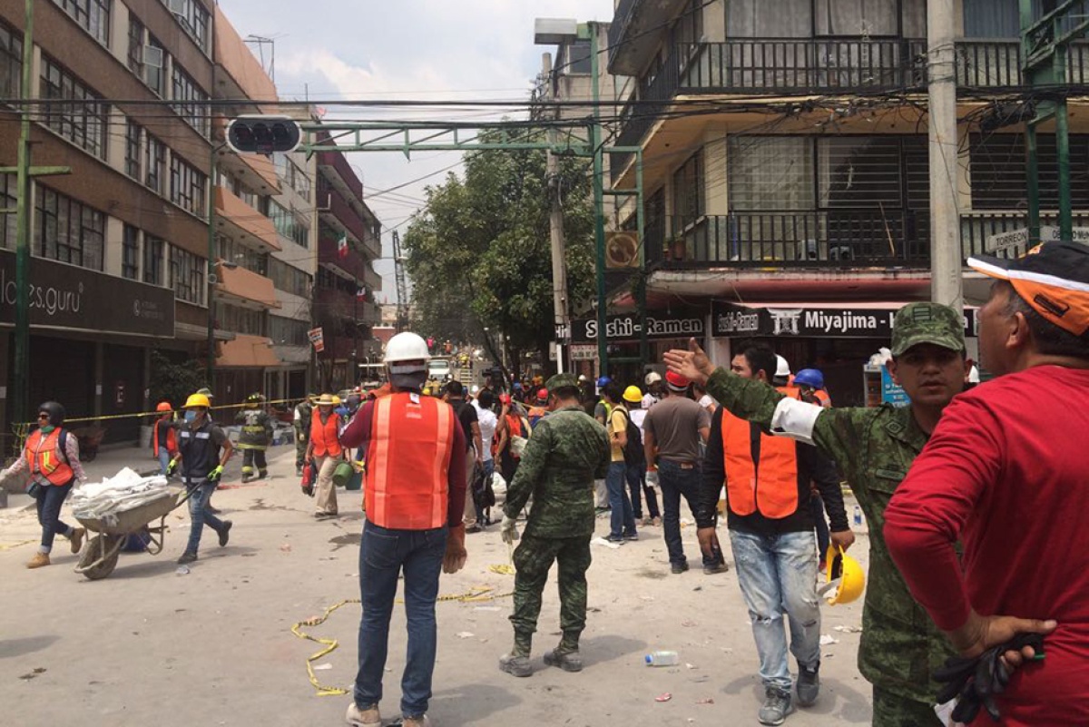 A 7.1-magnitude earthquake brings destruction to Colonia Doctores, a neighborhood in Mexico City.