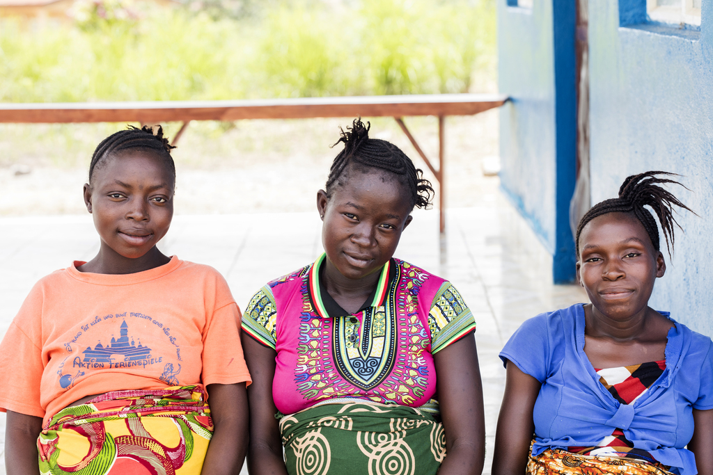 Three pregnant women in Sierra Leone
