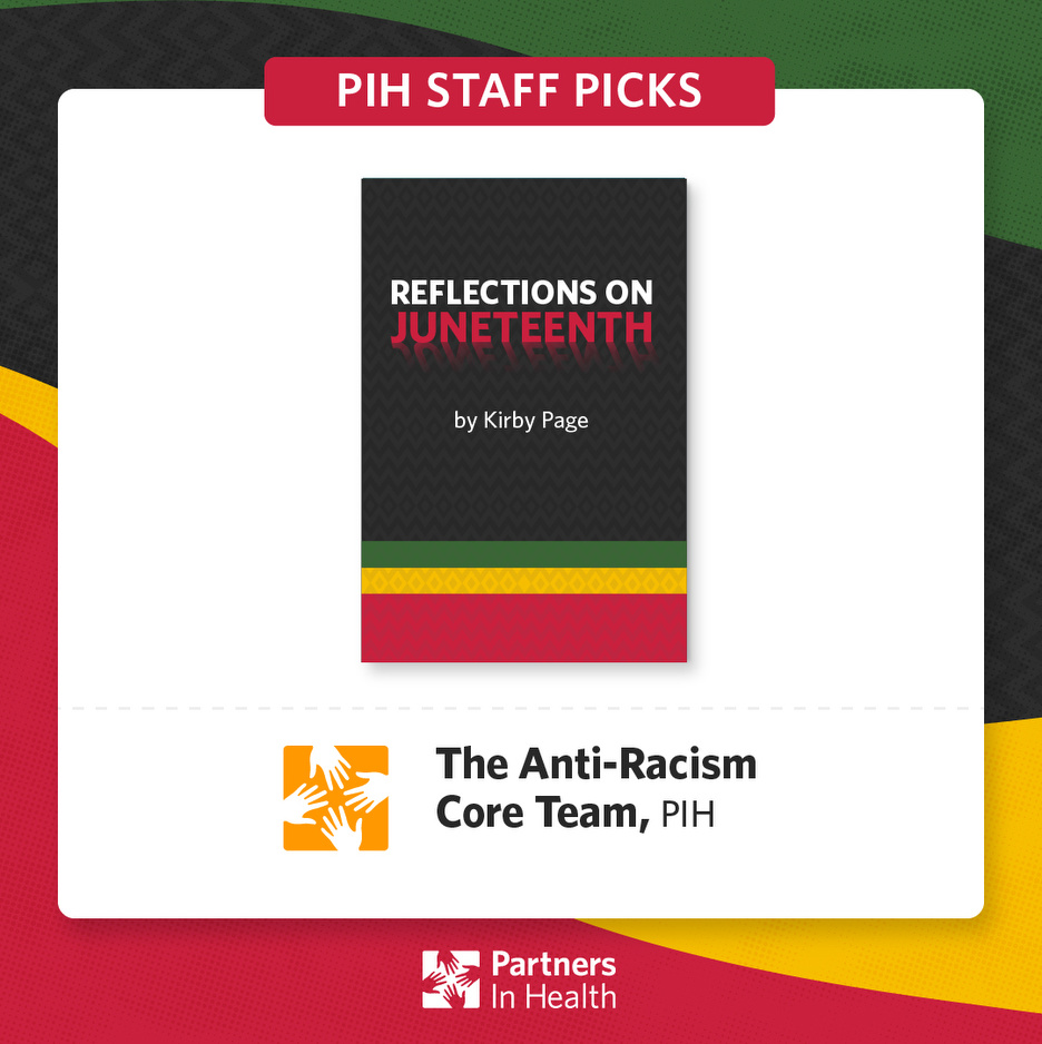 Reflections on Juneteenth by Kirby Page