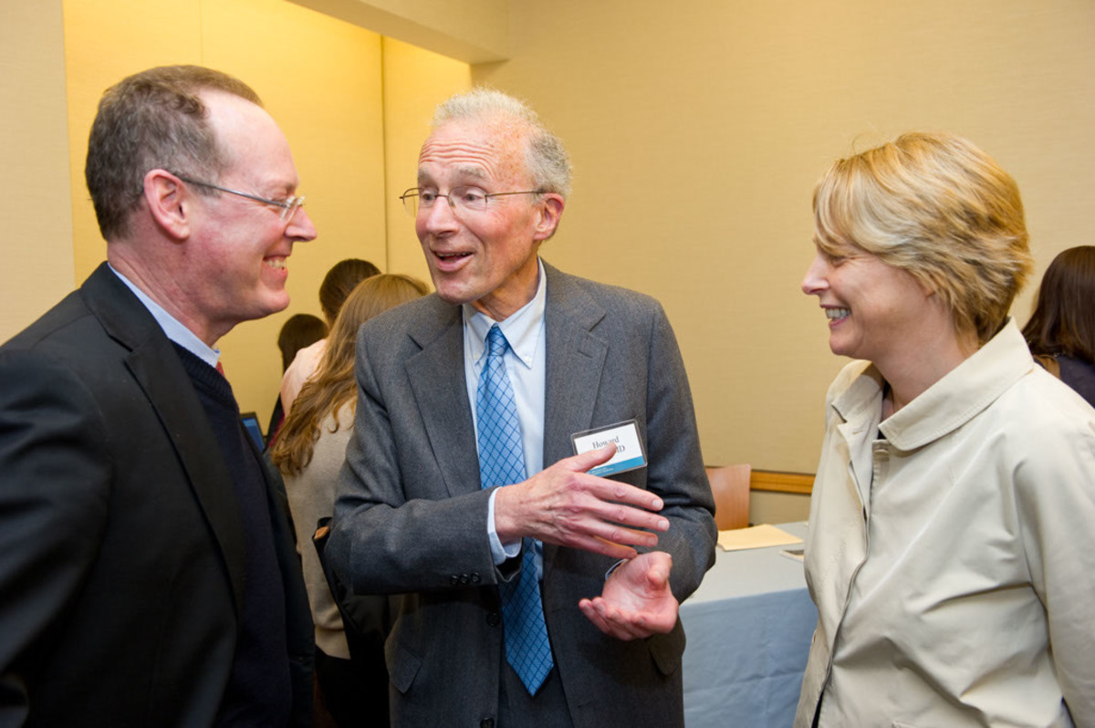 Paul Farmer, Howard Hiatt, and Ophelia Dahl 