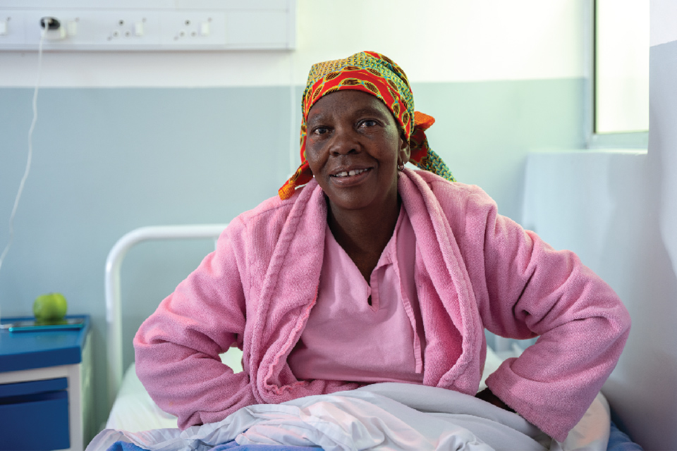 Patient in Lesotho