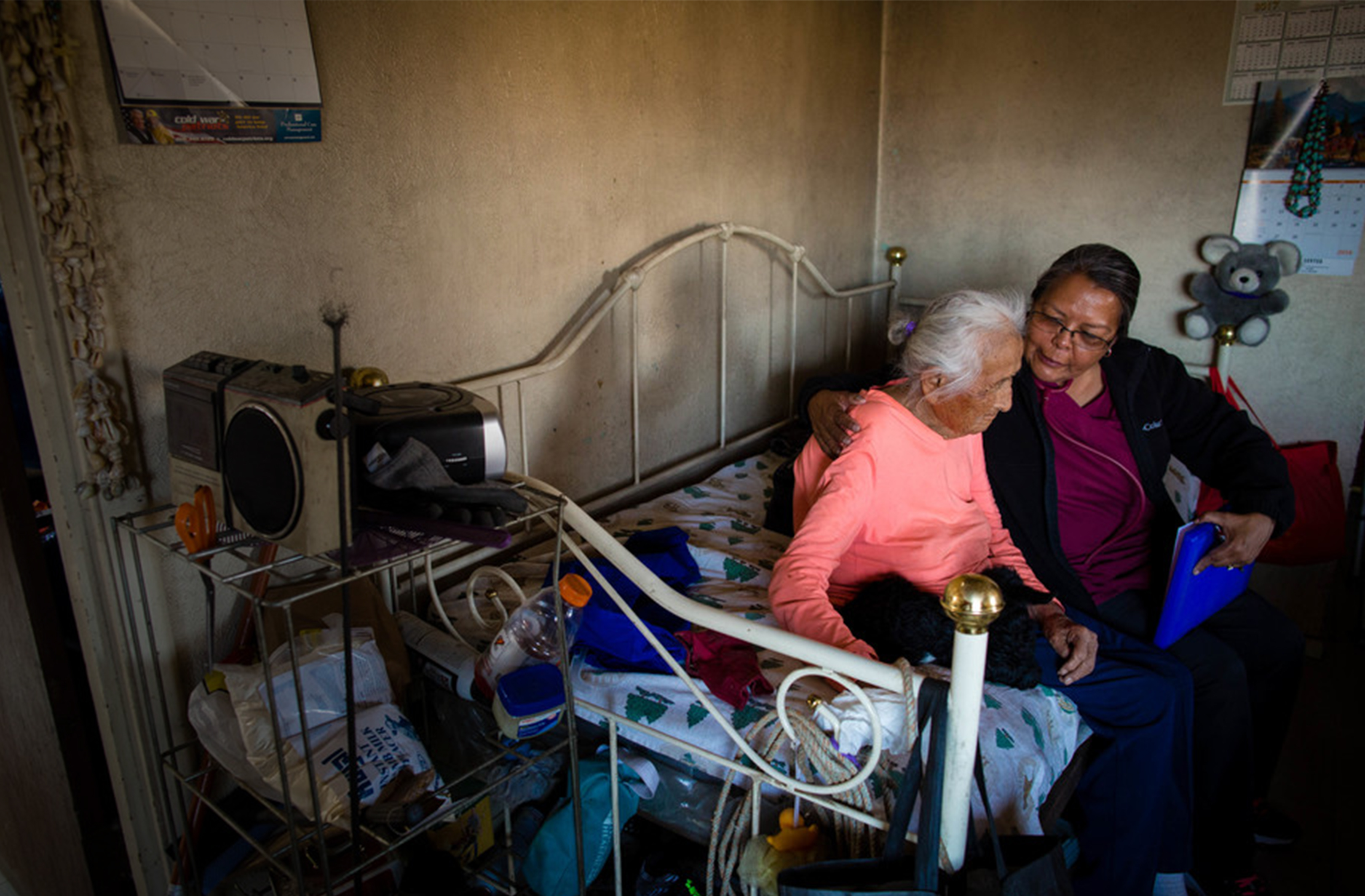 CHW with patient in Navajo Nation