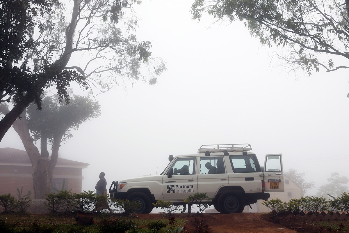 A foggy morning in Neno, Malawi