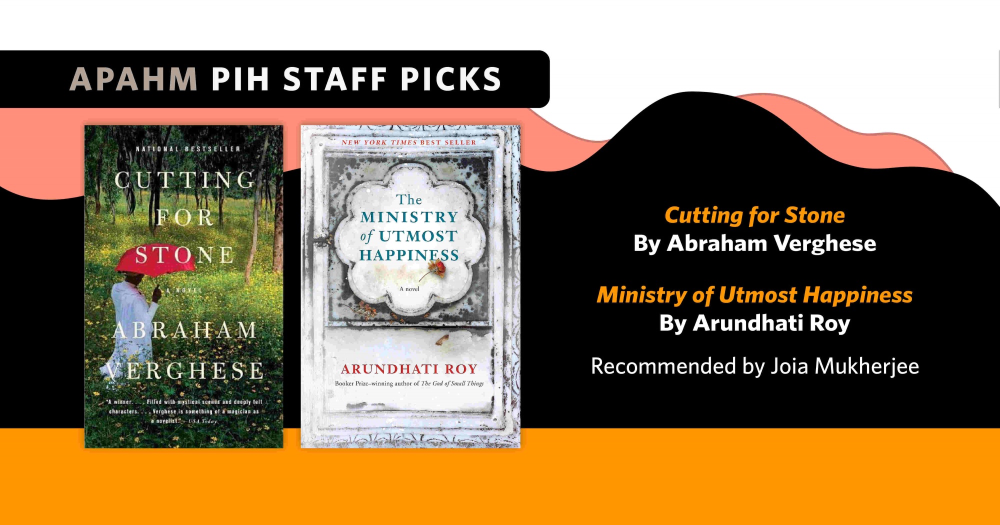 Cutting for Stone and Ministry of Uptmost Happiness