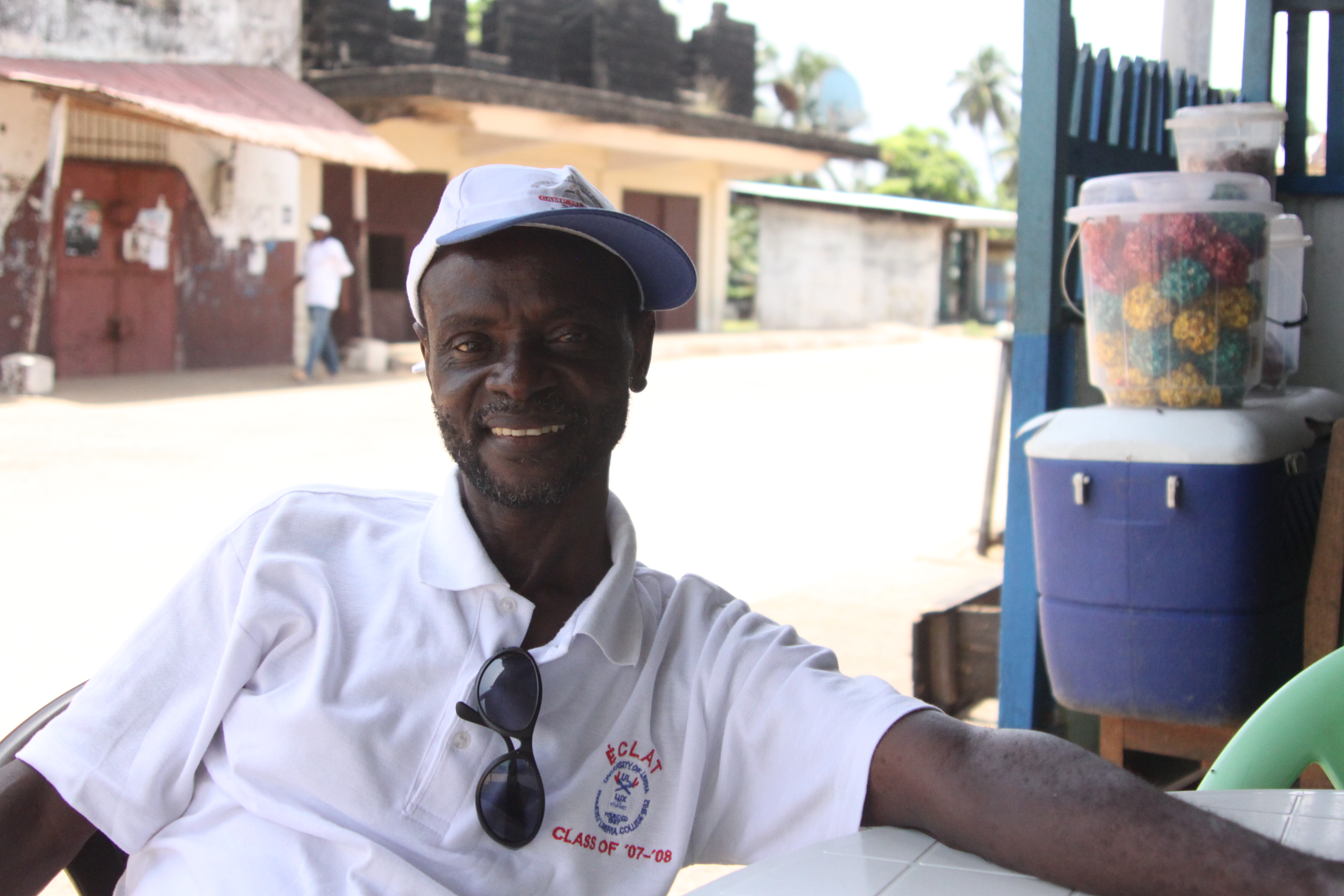 Patient who has successfully controlled his diabetes in Liberia