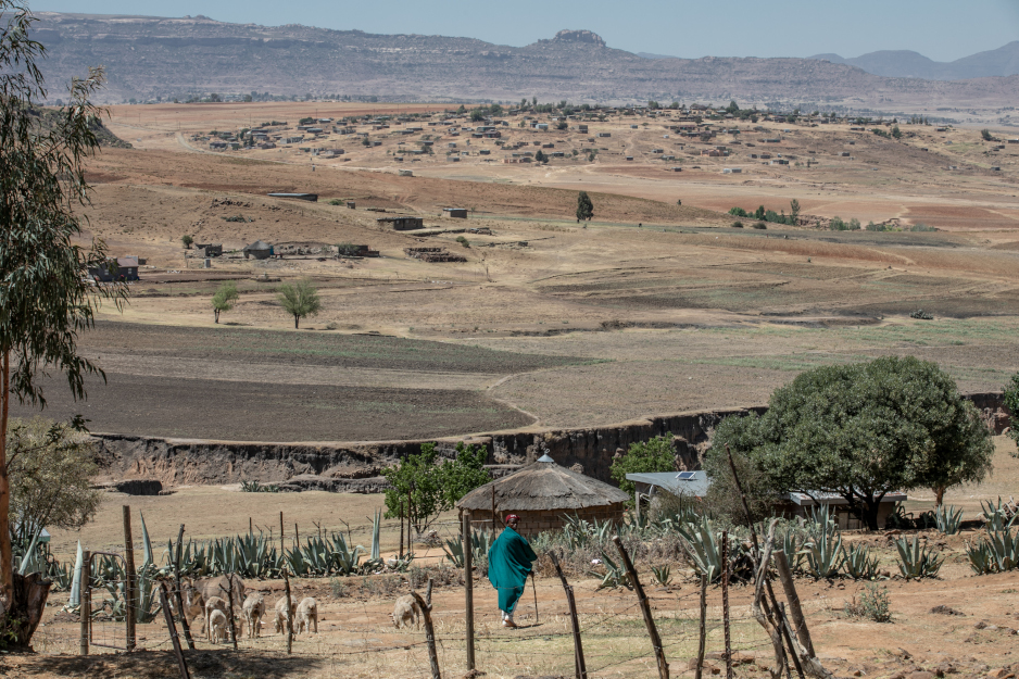 Views from Ha Rasekoai, outside of Maseru, Lesotho