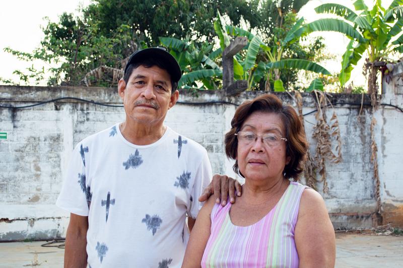 Leonardo Joaquín Ramos Coutiño and his wife Leonarda Ramírez Arcos. Photo by Francisco Terán / Partners In Health.