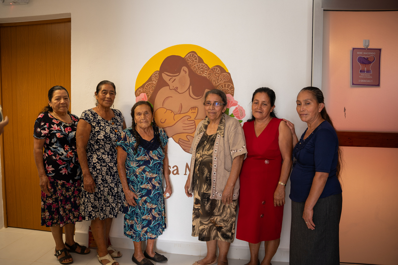 Midwives are integral to the respectful childbirth model used at Casa Materna.