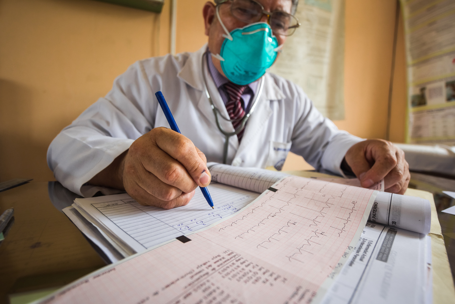 Dr. Epifanio Sánchez sees TB patients in Carabayllo, Peru.