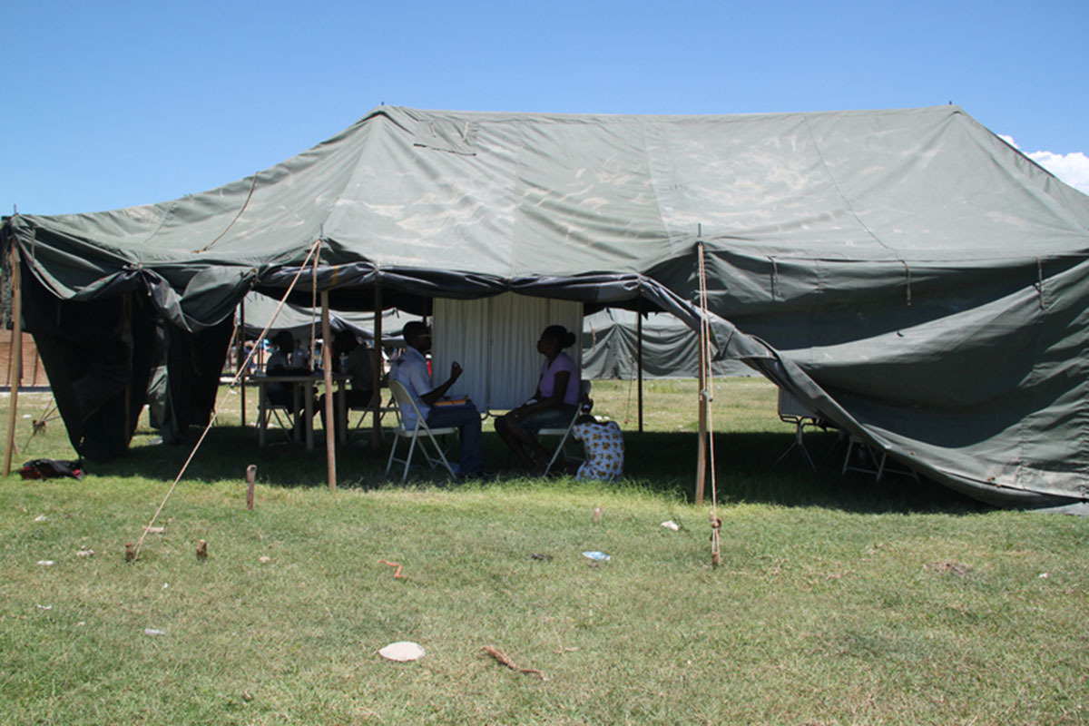 patients receive mental health screening and care in camps for displaced in Haiti