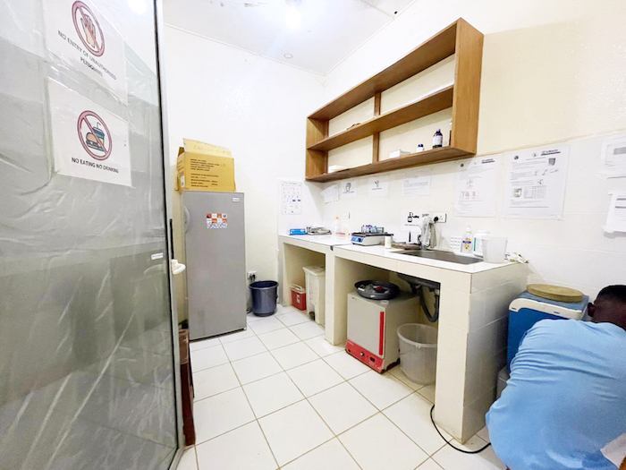 Pleebo Health Center laboratory 