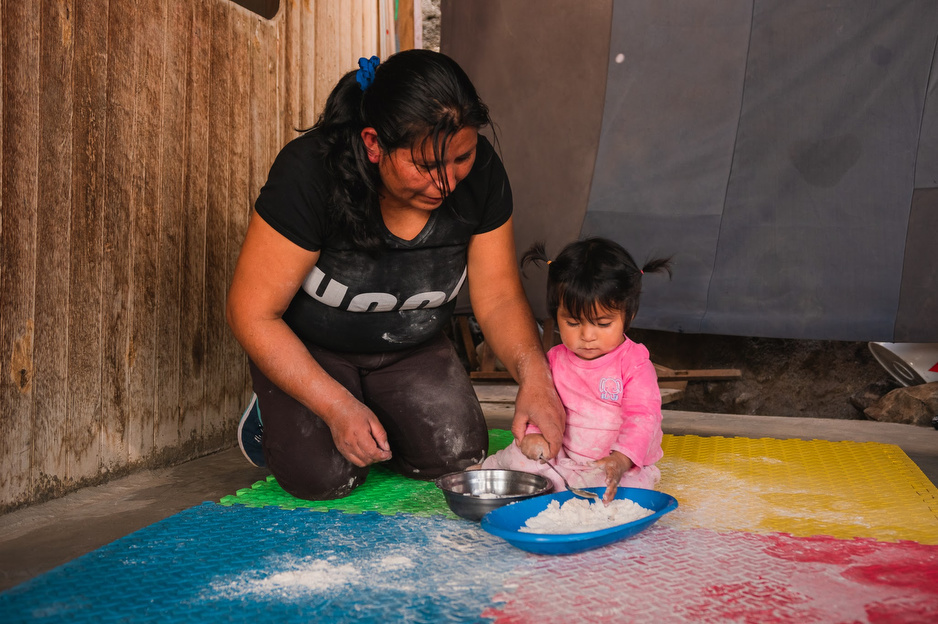 In Peru, Partners In Health offers free sessions for caregivers and children ages 6 to 24 months, teaching foundational skills through play.