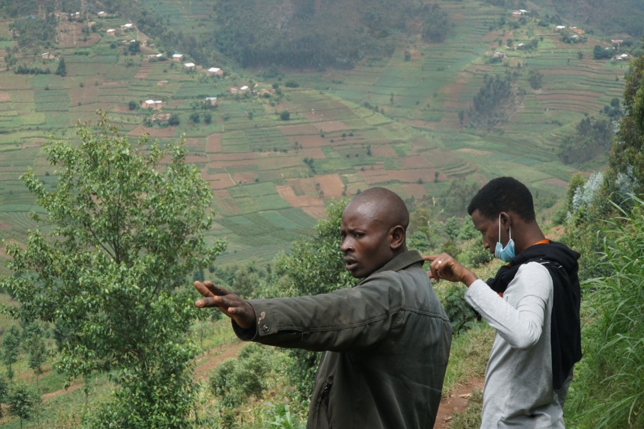 Evaliste Nsengiyaremnye, a farmer in Burera district.