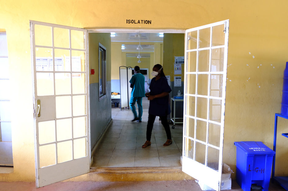 The isolation unit at Lakka Government Hospital--Sierra Leone's only dedicated TB facility and the first facility in the country to offer MDR-TB treatment. 