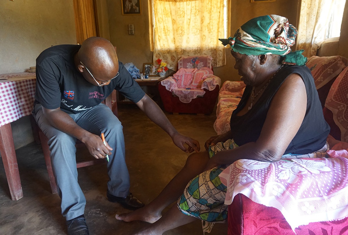 Managing Pain and Adding Comfort: A Day in Atupere Phiri's Life