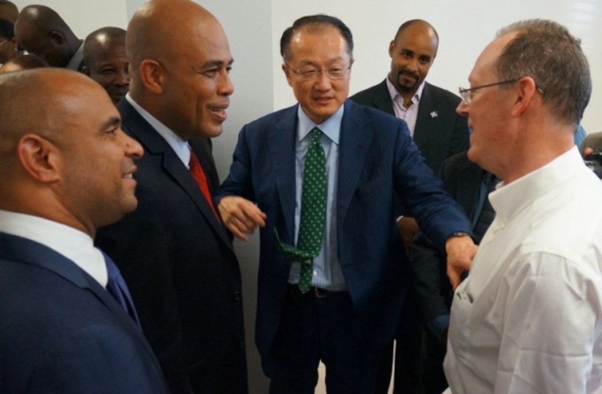 World Bank President Jim Yong Kim Celebrates Hospital Construction