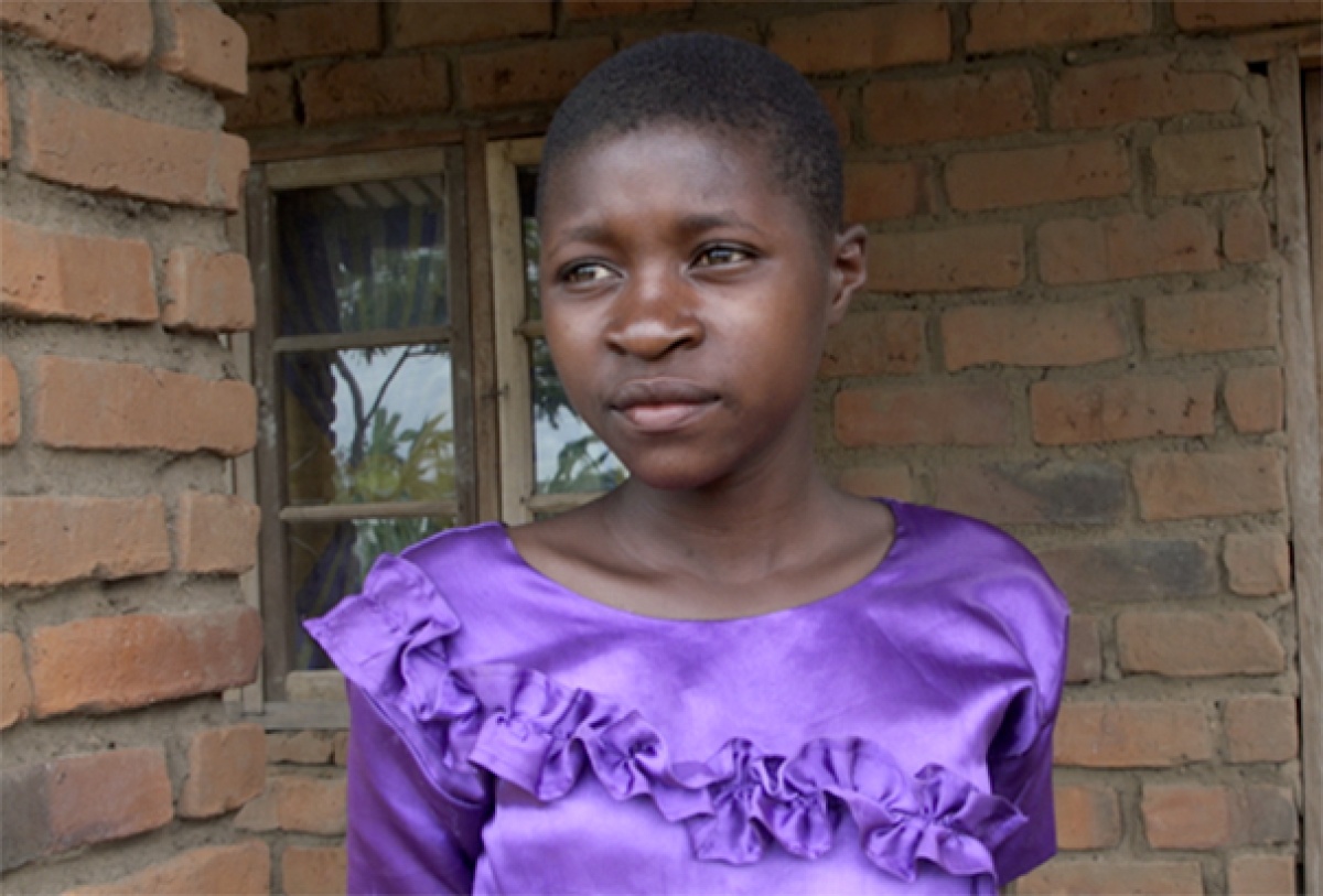Sheila Chipenge, 14, manages her type 1 diabetes with the help of PIH's integrated chronic care clinic in Neno District, Malawi.