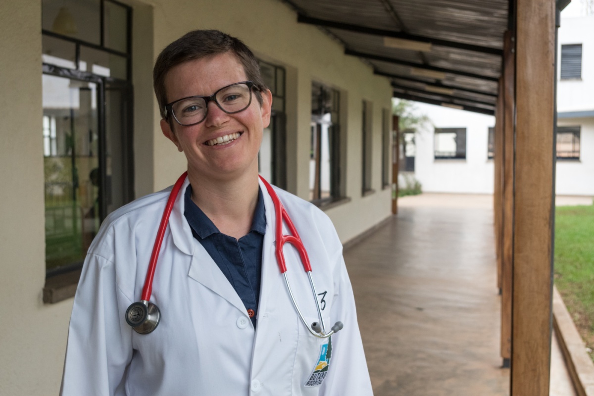 Dr. Grace Dugan at Butaro District Hospital