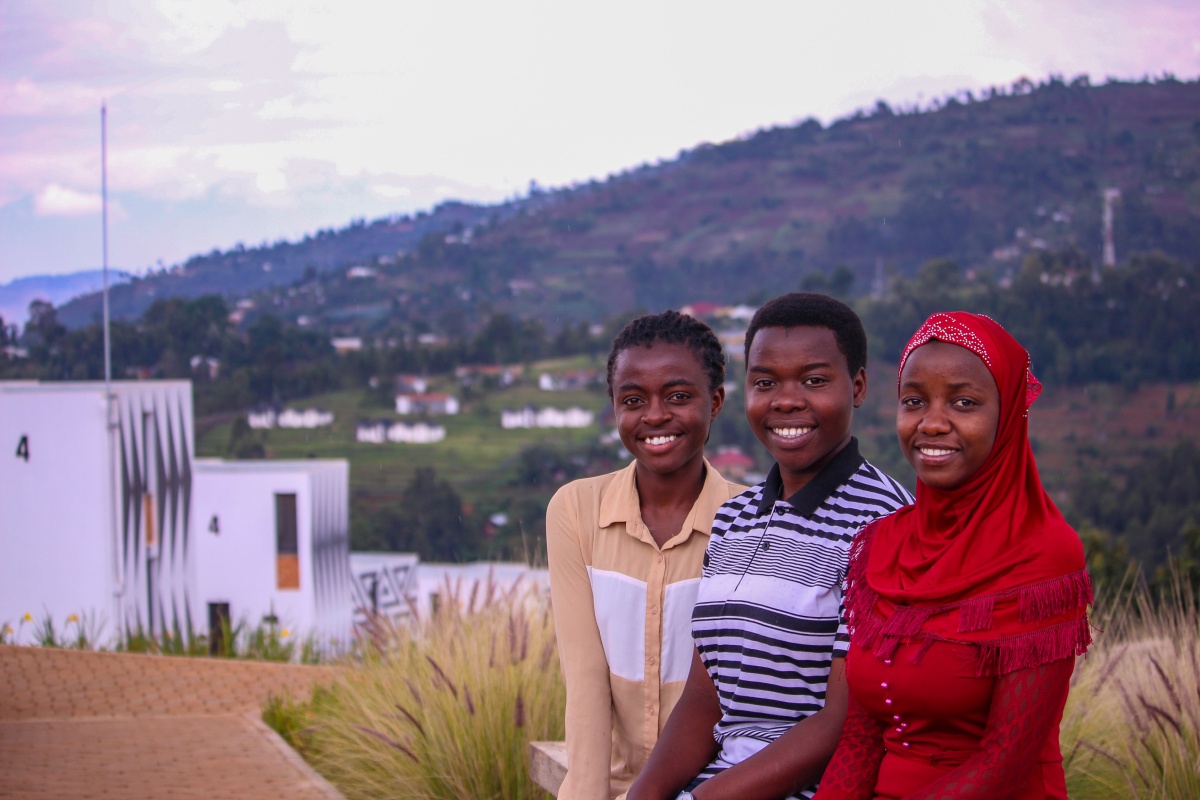 first female students in medical class in Rwanda
