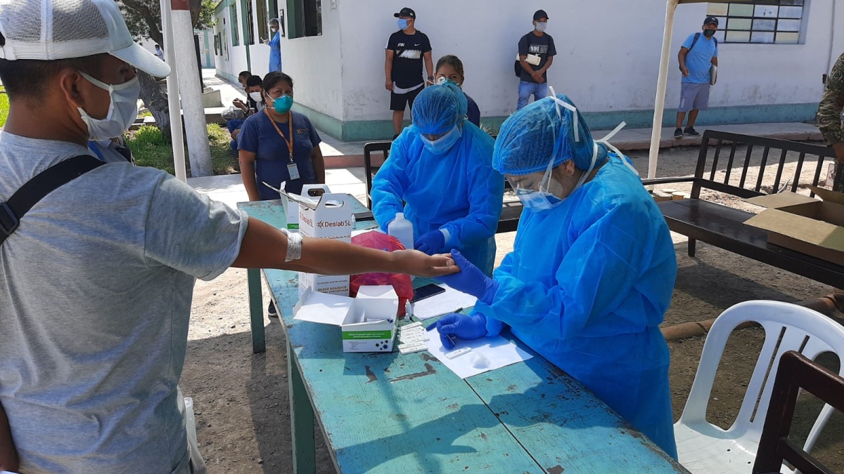 COVID rapid tests in Lima, Peru