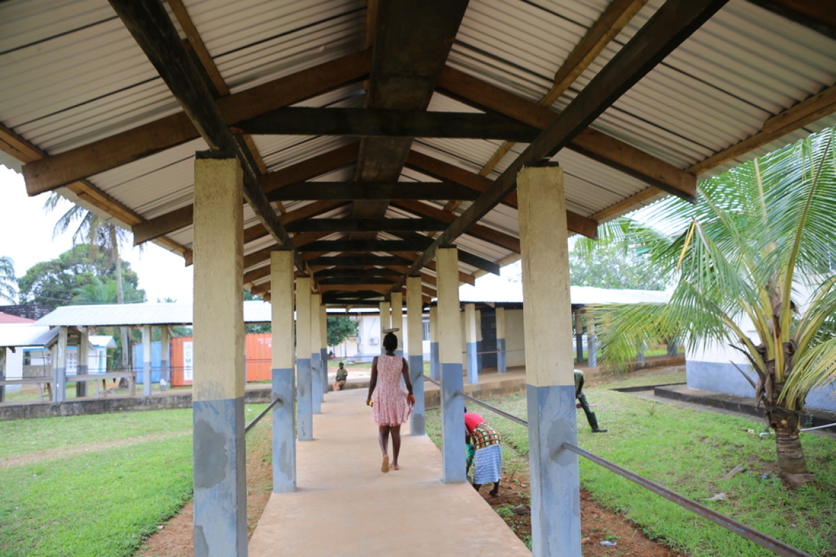 PIH-supported J.J. Dossen Hospital in Maryland County, Liberia