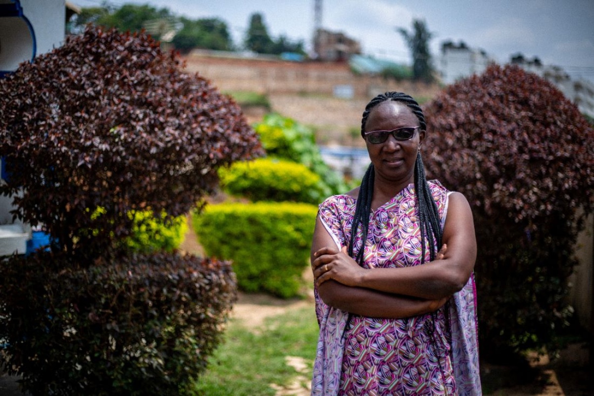 breast cancer survivor, nurse, and entrepreneur in Rwanda