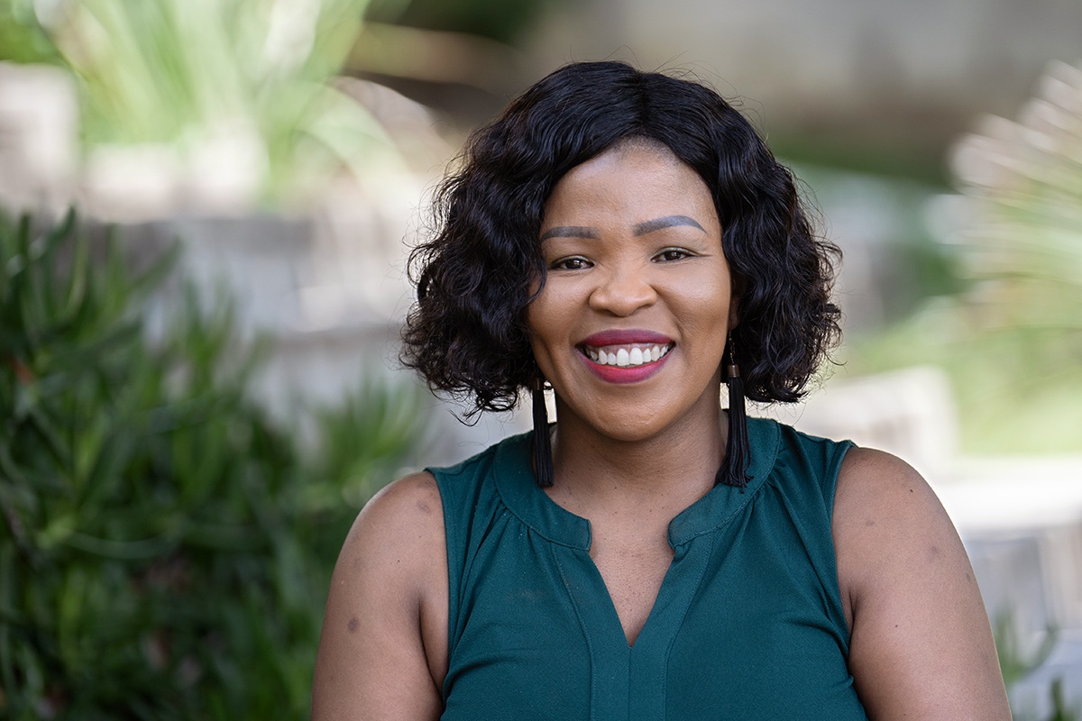 ‘Mathemba Radebe smiles