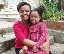 Sosina Dessalegn and her daughter, Levona 