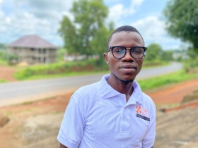 Sherry Bangura, program officer for PIH Sierra Leone, is an Ebola survivor.