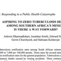 Aspiring to Zero Tuberculosis Deaths Among Southern Africa's Miners: Is There a Way Forward?