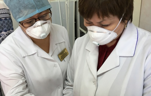 2 researchers in Kazakhstan