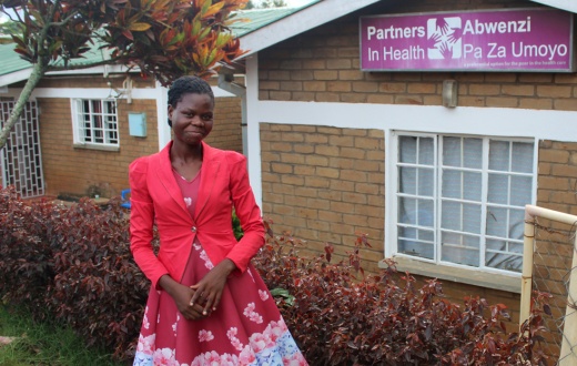 Cecelia Kadzanja completed her degree program in Hospitality Management last year with support from The Program on Social and Economic Rights (POSER), which pays education-related costs for Neno District students.