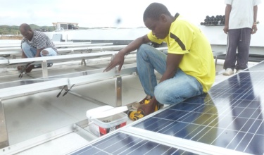 The first phase of construction at Mirebalais Hospital nears completion