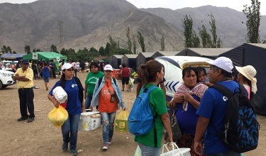 Medical Aid and Food to Thousands of Peru Flood Victims