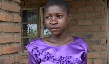 Sheila Chipenge, 14, manages her type 1 diabetes with the help of PIH's integrated chronic care clinic in Neno District, Malawi.