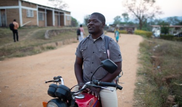 Benson Chabwera, CHW program officer in upper Neno District, Malawi