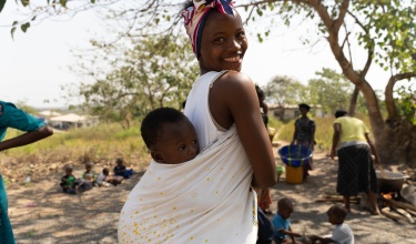MAM program participants at Wellbody Clinic in Sierra Leone.