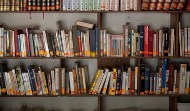 Books in Cange, Haiti