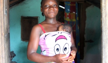 Cecile Johnson and her daughter Sheba 