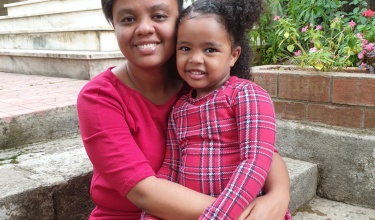 Sosina Dessalegn and her daughter, Levona 