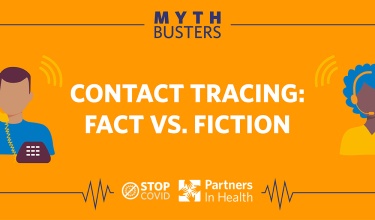 PIH's experts divide fact from fiction in this contact tracing mythbuster