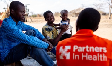 People having a conversation 