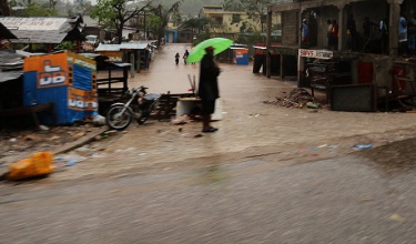 Road conditions somewhere between Les Cayes and Port-au-Prince