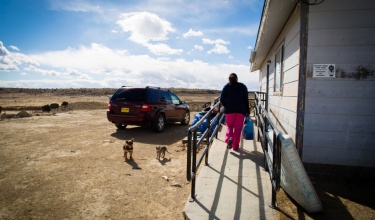 Photo of community health worker in Navajo Nation